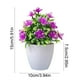 thumbnail image 3 of Simulación de ciruelos de cinco hojas en macetas, plantas de bonsái, simulación de flores, ideal para decoración de interiores, jardines, terrazas y escritorios de oficina., 3 of 5