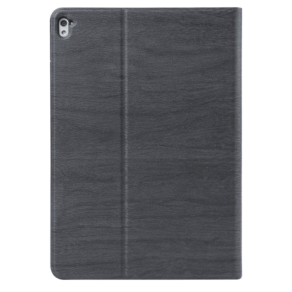 Professional Grain Pattern Portfolio Case (Black) for iPad Pro 9.7-inch - Sleep/Wake Mode, Premium Vegan Leather, Built-in Kick Stand, Full Coverage w/ Slim Design