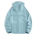 thumbnail image 3 of Guluxicc Athletic Hooded Jackets for Men Full Zipper Running Performance Long Sleeve Windbreaker Jackets for Outdoor Cycling Wear Fall Winter Casual Jackets, 3 of 7