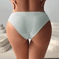 thumbnail image 2 of Xijirk Panties for Women,Fashion Low Waist Underwear Striped Briefs Comfortable Panties Soft Fabric for Daily Casual Wear,Womens Underwear,Grey,L, 2 of 6