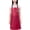 Red, variant on DOVACKA Waterproof PU Apron with Large Pocket, Oil-Proof & Dust-Proof, Black and Red
