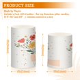 thumbnail image 6 of Yayeee Flameless Candles with Remote Flickering Battery Operated Multi Color Changing, Gray Cute Flower, 6 of 7