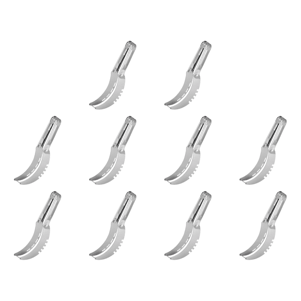 Cortador Frutas Acero Inoxidable Con Antideslizante Divisor (plata)