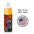 thumbnail image 4 of Carolines Treasures SC9426MUK Scottish Terrier Red and Green Snowflakes Holiday Christmas Ultra Hugger for slim cans, 4 of 6