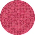 thumbnail image 1 of Ahgly Company Indoor Round Patterned Crimson Red Area Rugs, 6' Round, 1 of 6