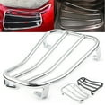 thumbnail image 4 of Motorcycle Foot Pedal Rear Luggage Rack Bracket Holder Accessories For Piaggio For VESPA GTS300 2017-2023 Black/Chrome, 4 of 7