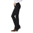 thumbnail image 4 of WallFlower Women's Luscious Curvy Bootcut Mid-Rise Insta Stretch Juniors Jeans (Standard and Plus), 4 of 6