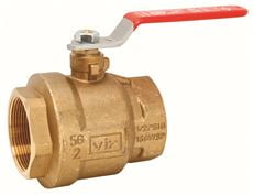 Red-White Valve 12RW206AB Lead Free Commercial Gate Valve Threaded 1//2