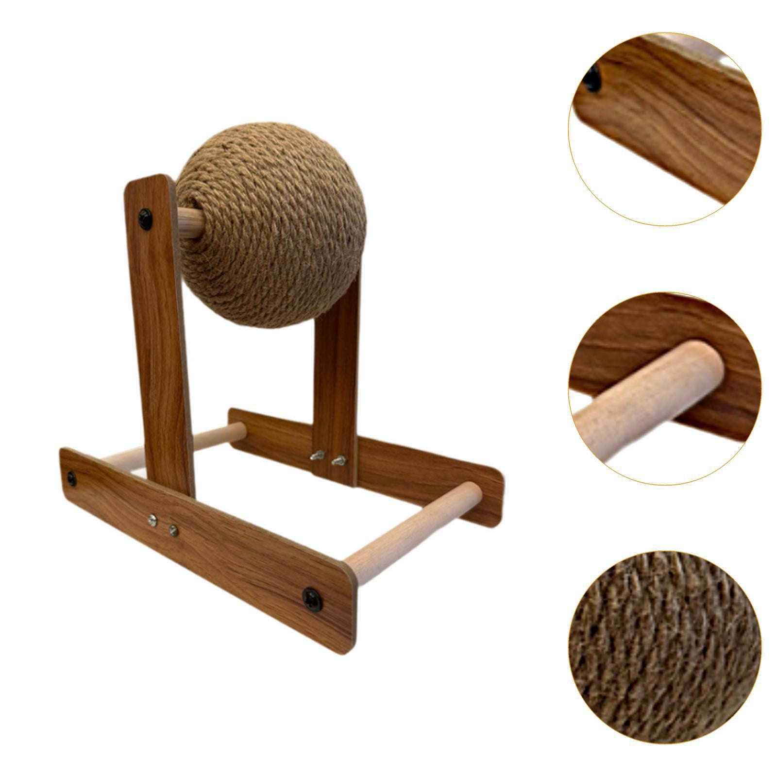Bothyi Cat Scratcher Toy Sisal Scratcher Ball for Small Animals Pet Supplies Kitten T Shape