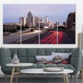 thumbnail image 1 of Atlanta Georgia Rush Hour Traffic at Dusk - Cityscape Canvas Print, 1 of 3