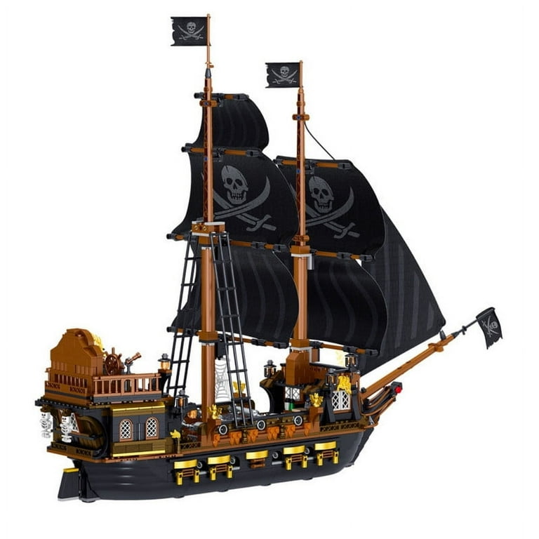 Best-Lock Construction Toys 2024 Blackhawk Pirate Ship