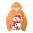 thumbnail image 4 of WELOIJEVBE Christmas Outfits for Girls Hoodies for Girls Children's Long Sleeved Fashion Print Hoodie Top Hoodie Girls Christmas Outfits, 4 of 4