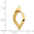 thumbnail image 2 of 14K Yellow Gold Fits up to 8mm Regular, 10mm Fancy Reversible Omega Slide, 2 of 2