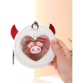 thumbnail image 5 of Llavero para mujer, llavero de conejo estrella y luna, abalorio de conejo demonio, accesorio para bolso, regalo para mejor amiga, 5 of 5