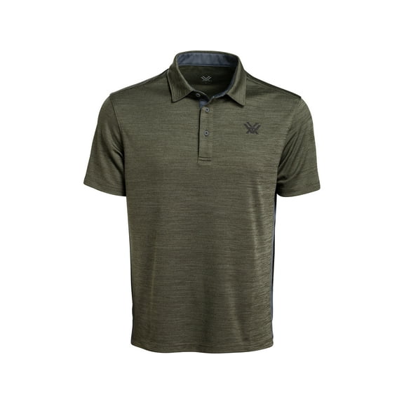 Vortex Optics Men's Escape Velocity Short Sleeve Polo Shirt Forest Night XL