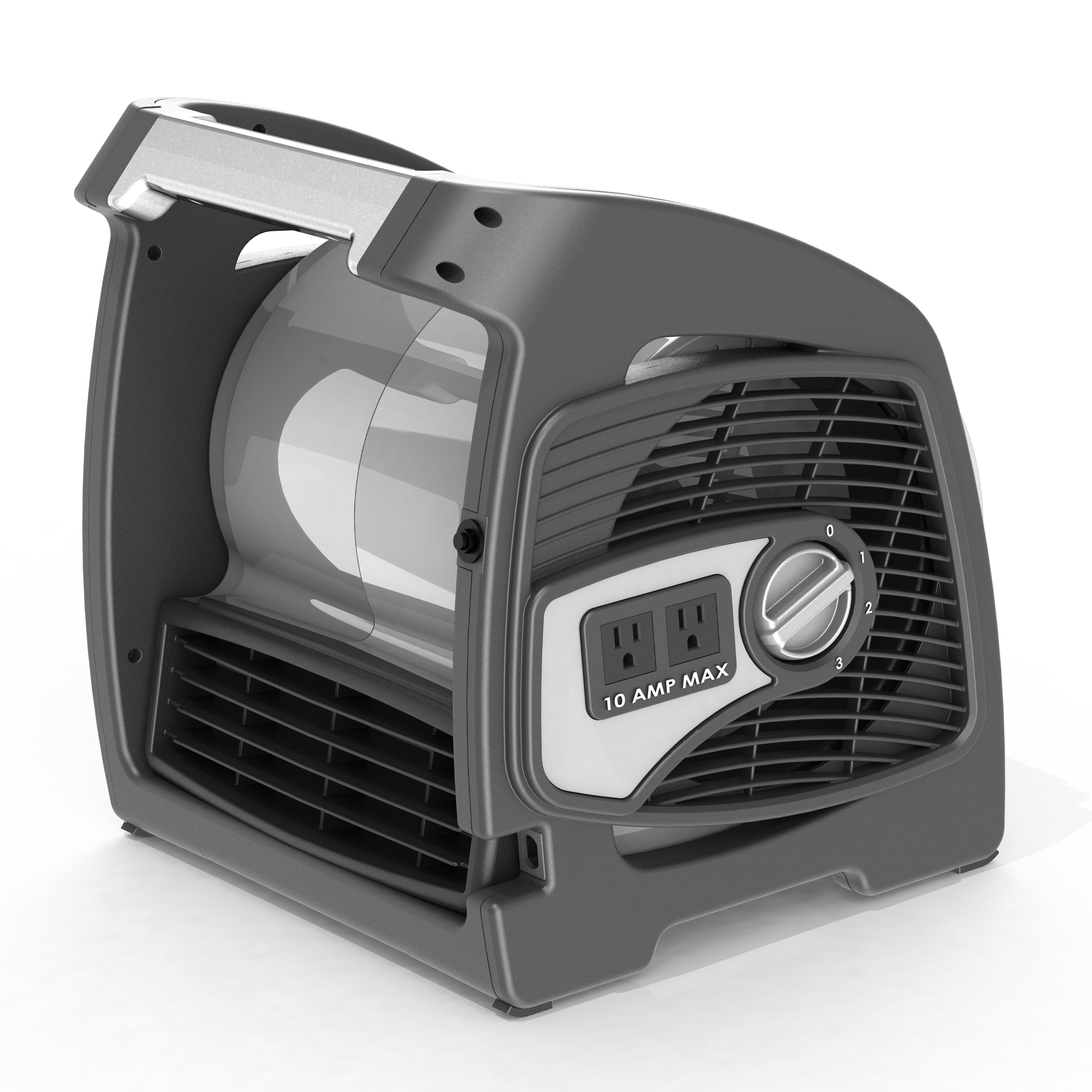 Lasko Max Performance Pivoting Utility Blower Floor Fan with Accessory  Outlet, U15701, Black - Walmart.com