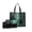 DarkGreen, variant on Luxurious Retro Women's Handbag Three-piece Set, Aurora Ostrich Pattern Women's Large-capacity Shoulder Bag