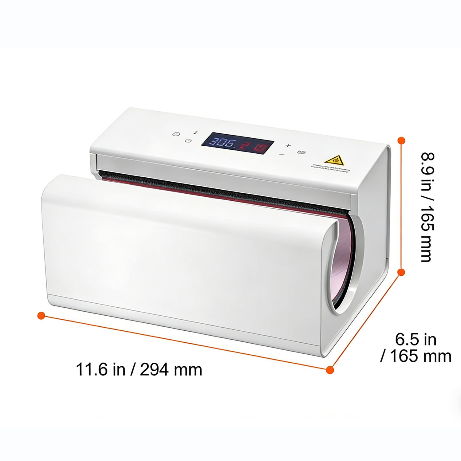 Auto Tumbler Heat Press Machine With Tape and Glove For 11-30oz Tumblers