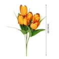 thumbnail image 3 of Decoraciones Avdjesfny para celebrar la vida, 6 piezas de tulipanes artificiales de seda de 13,5 pulgadas para el Día de la Madre, Pascua, San Valentín, regalos al por mayor, decoración para el, 3 of 3