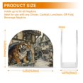thumbnail image 2 of Ryvnso A Tiger Acrylic Napkin Holder Table Kitchen Paper Tissue Organization, 2 of 7