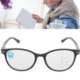 thumbnail image 2 of Gafas de lectura multifocales, gafas para presbicia para personas mayores con bloqueo de luz azul y negra, gafas para presbicia, artesanía superior, 2 of 12