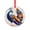 Pattern-3, variant on Abstract Peacock Crystal Glass Ornament Vintage Style Peacock Crystal Ornament 2025 Hanging Ornaments for Holiday Decoration
