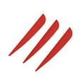 thumbnail image 4 of Arrows Vanes 4 Inch Plastic Feather Fletching for DIY Archery Arrows 100 Pack(Red), 4 of 7