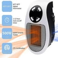 thumbnail image 3 of Mini calentador de espacio multifuncional con pantalla Led y calentador de oficina de escritorio doméstico con Control remoto, 3 of 5