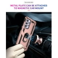 thumbnail image 5 of NIFFPD Galaxy A33 Case, Samsung A33 Case Ring Kickstand Hard PC Soft TPU Phone Cover for Samsung Galaxy A33 5G Rose Gold, 5 of 7