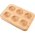 thumbnail image 1 of Bandeja para huevos, soporte de madera para huevos, refrigerador, encimera, contenedor de exhibición para tienda de huevos, 1 of 6