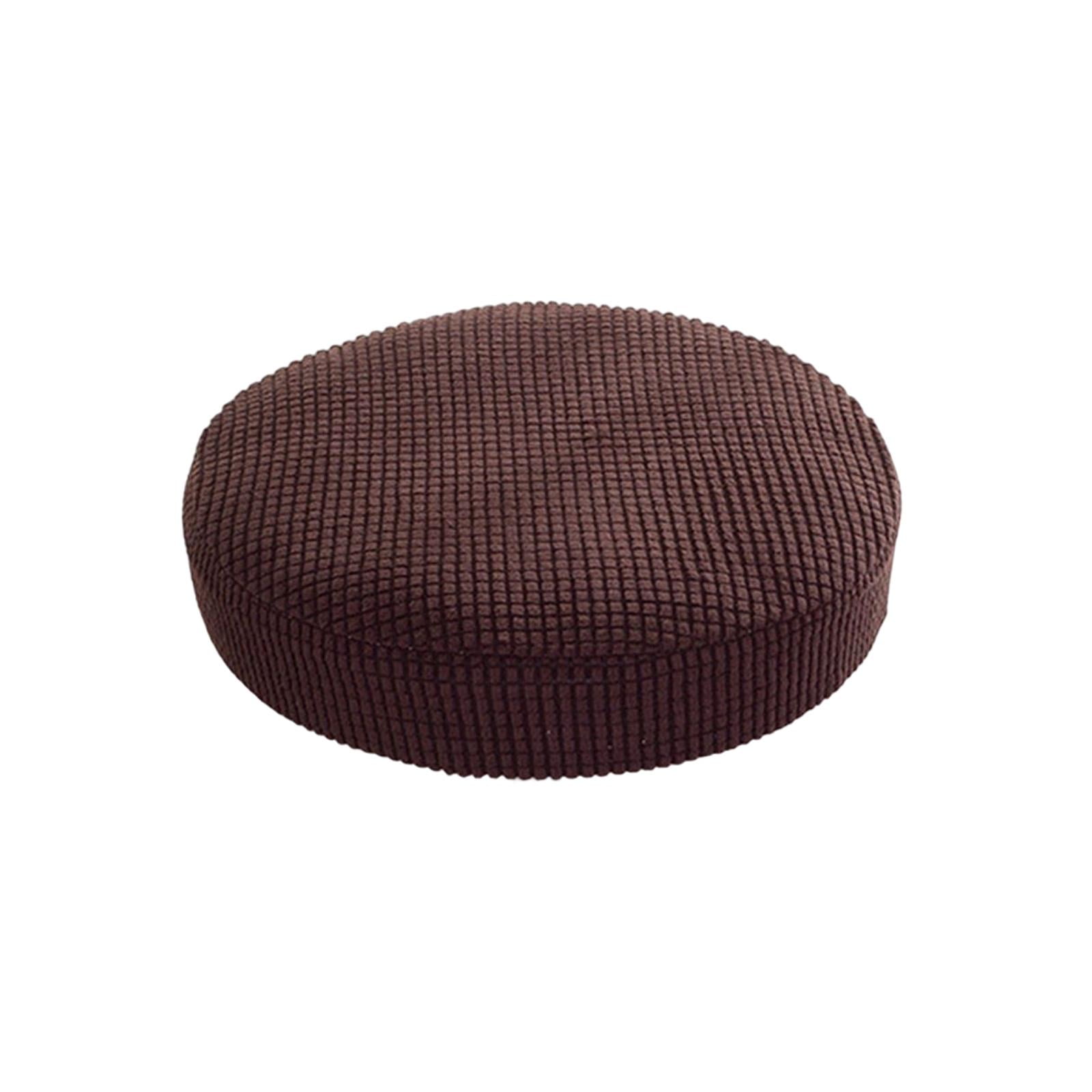 Bar Stool Seat Covers Elastic Bar Chair Covers Dustproof Seat Cushions Bar Stool Dark Brown ...