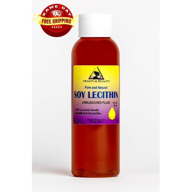 LECITHIN SOY UNBLEACHED FLUID LIQUID EMULSIFIER STABILIZER EMOLLIENT