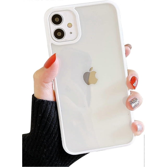 Funda transparente para iPhone 11 de 6.1 pulgadas, diseño de chicas lindas, transparente, suave, ultrafina, antiarañazos, color blanco