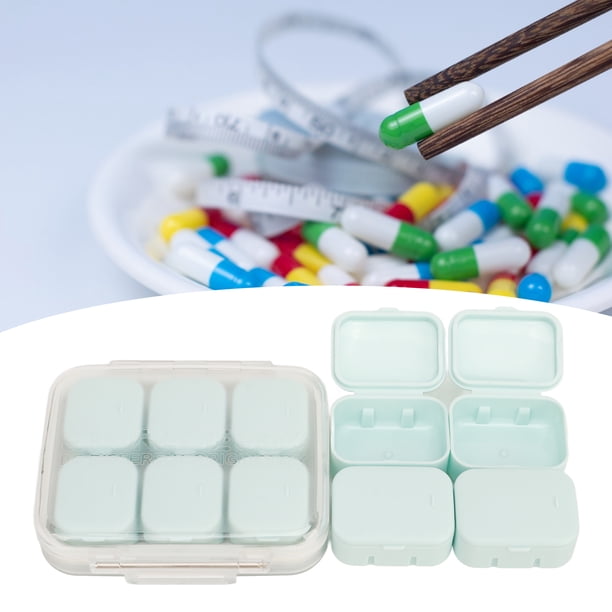Organizador de Medicamentos para Pastillero Caja de Viaje para Pastillero Caja de Vitaminas Combo Diario para Soporte Almacenamiento en Estanterías ANGGREK Otros