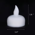 thumbnail image 5 of 12 Uds. De velas flotantes de inducción en el agua, boda romántica, vela electrónica LED, pecera, velas pequeñas intermitentes (blanco cálido) JAMW Sencillez, 5 of 5
