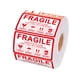 thumbnail image 1 of Pegatinas Frágiles Etiquetas de Embalaje Pegatinas de Papel Pegatinas de Advertencia Etiquetas Frágiles para Sellar Cartón de Precaución Vidrio Móvil Estilo D, 1 of 8