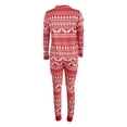thumbnail image 2 of Christmas Vacation Pajamas Christmas Classic Print Family Matching Pajama Set Long Sleeve Crew Neck Full Length Pants Cozy Sleepwear For Dad Red L, 2 of 5
