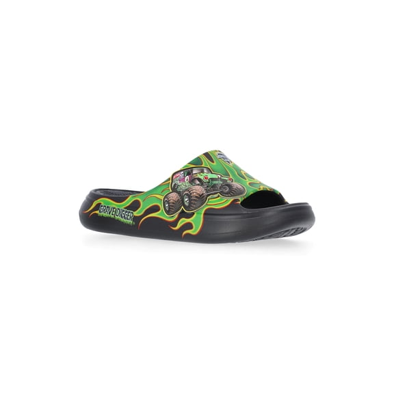 Monster Jam Little and Big Boys Slide Sandals