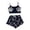 Dark Blue, variant on Weebloom Halloween Cute Pajama Sets For Women Sleeveless Vest Shorts Set Casual Print Home Wear Sleepwear Nightwear Pjs Loungewear Dark Blue Xl