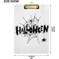 thumbnail image 3 of FMSHPON Halloween Spider Web Party Lettering Clipboard Hardboard Wood Nursing Clip Board and Pull for Standard A4 Letter 13x9 inches, 3 of 5