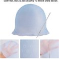 thumbnail image 4 of Gorro para colorear Herramientas de peluquería Gorro de silicona reutilizable con aguja de gancho de metal, azul ER, 4 of 5