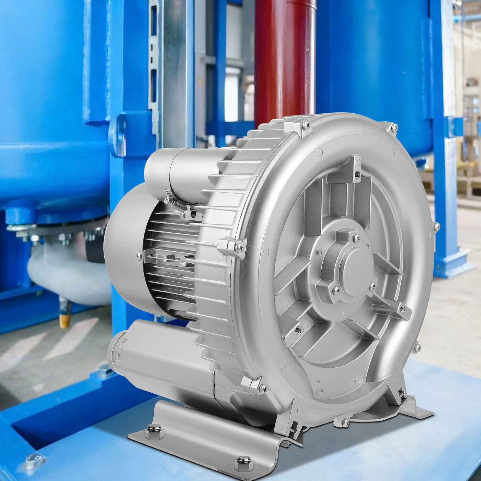 Aquaculture Blower Pump, 1800W Industrial Fish Tank Electric Air Pump High Pressure Blower for Aquarium Pond