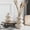 Creamy Off-white/Light Beige, variant on Modern Ceramic Vase, Matte Black Boho Vase, Minimalist Pampas Clay Vases for Wedding Dinner Living Room Office Bedroom, Table Centerpieces