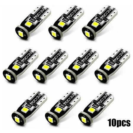 

10X Super White T10 Px 3-Smd Led Light Bulbs 194 168 2825 175 W5W 192