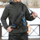 thumbnail image 1 of Riñonera táctica para hombre, bolsa de aparejos de pesca impermeable, bolsa de almacenamiento multifuncional con cremallera, antirrobo para acampar al aire libre, 1 of 8