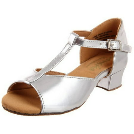 Silver Marvelous Ballroom Dance Shoes Girls 11-7 M