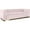 Pink, variant on Pemberly Row Contemporary Velvet/Stainless Steel Sofa in Sky Blue/Brushed Gold