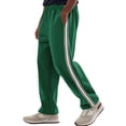 thumbnail image 5 of Men's Baggy Sweatpants Straight Leg Open Bottom Joggers Casual Lightweight Athletic Pants with Pockets, 3XL, 5 of 6