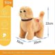 thumbnail image 4 of ZHAOCHENG Perro de juguete eléctrico que ladrará con música, modelo de animal de peluche para niño y niña, estilo 7, 4 of 5
