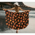 thumbnail image 4 of HAPPY BAY Women's Beach Wrap Bathing suit Halloween Costumes Bikini Wraps Skirt Sarong Swimsuits for Women One Size Coal, Skull, 4 of 5